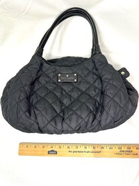 Kate Spade Black Quilted Shoulder Bag
